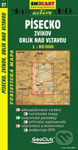 Písecko, Zvíkov, Orlík nad Vltavou 1:50 000