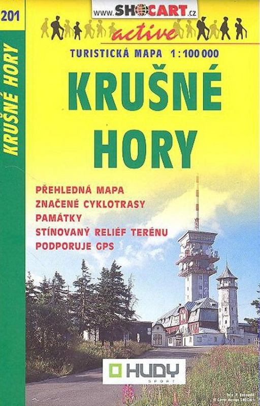 Krušné hory 1:100 000 -  Autor Neuveden