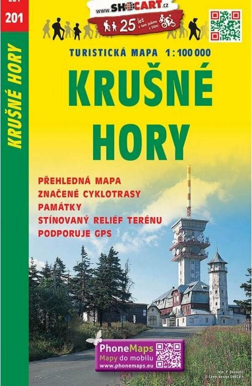 Krušné hory 1:100 000 -  Autor Neuveden