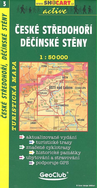 České Středohoří, Děčínské stěny 1:50 000 - kniha z kategorie Mapy a cestování