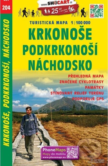 Krkonoše, Podkrkonoší, Náchodsko 1:100 000 - kniha z kategorie Mapy Evropy