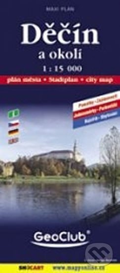 Děčín a okolí 1:15 000 - Plán města