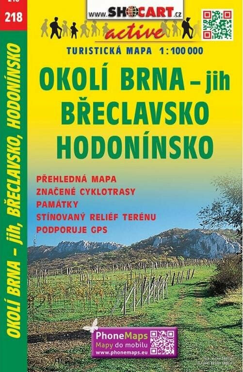 Okolí Brna-jih, Břeclavsko, Hodonínsko 1:100 000