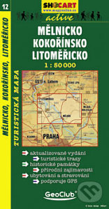 Mělnicko,Kokořínsko / Turistická mapa SHOCart