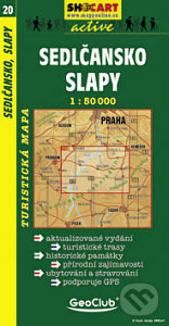 Sedlčansko, Slapy / Turistická mapa SHOCart