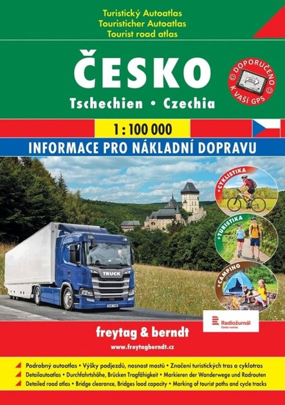 Česko / turistický autoatlas 1:100T SC (Informace pro nákladní dopravu) - kniha z kategorie Mapy a cestování
