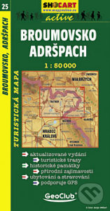 Broumovsko, Adršpach / Turistická mapa SHOCart
