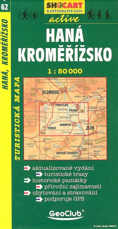 Haná, Kroměřížsko 1:50 000 - kniha z kategorie Mapy Evropy