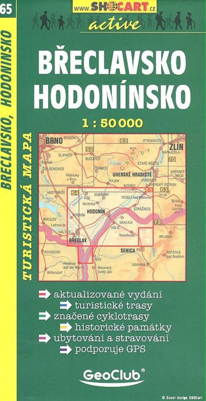 Břeclavsko, Hodonínsko 1:50 000 (Turistická mapa 065)