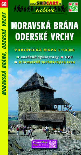 Moravská brána, Oderské vrchy 1:50.000 (Turistická mapa 68)