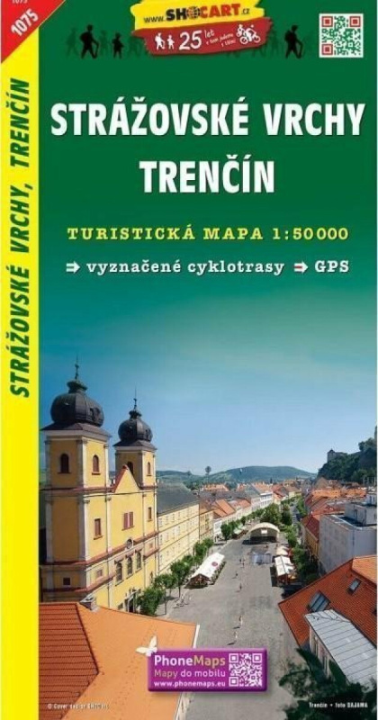 Strážovské vrchy, Trenčín 1:50 000 (Turistická mapa 1075)