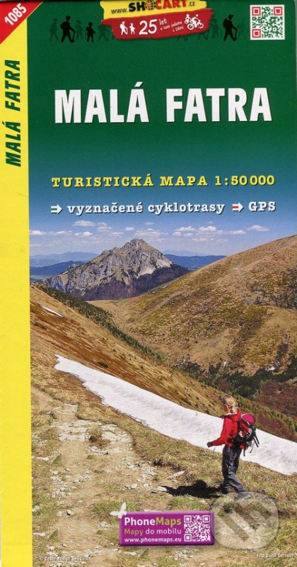 Malá Fatra 1:50 000 (Turistická mapa č. 1085)