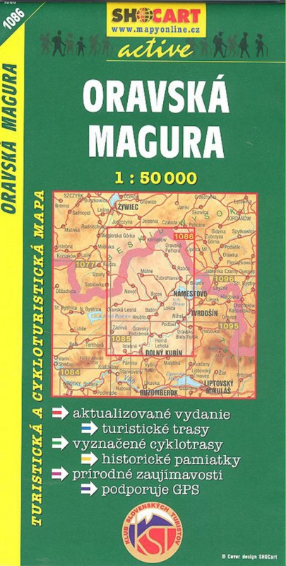 Oravská Magura 1:50 000 (Turistická mapa 1086)