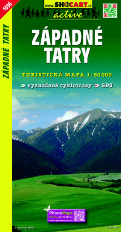 Západné Tatry 1:50 000 (Turistická mapa 1096)