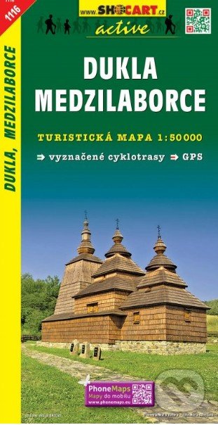 Dukla, Medzilaborce 1:50 000 (Turistická mapa 1116)