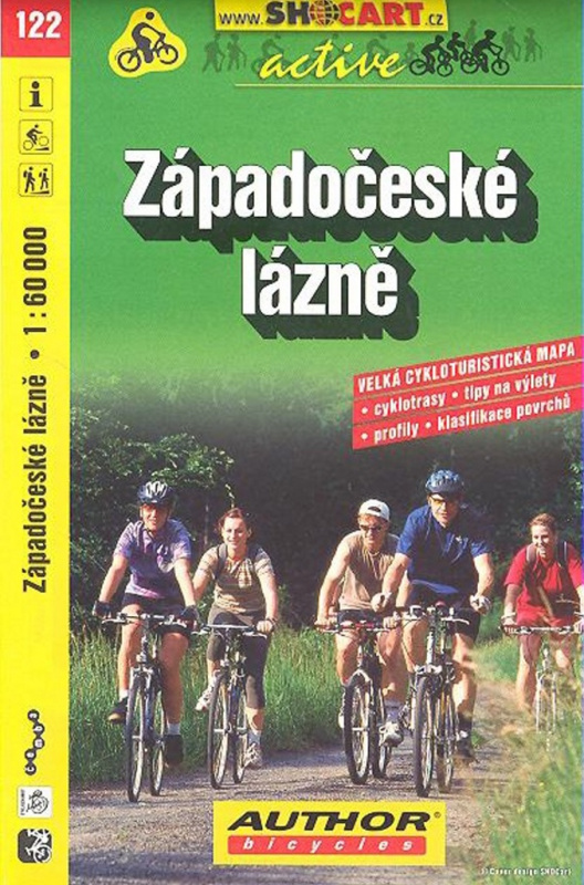 Západočeské lázně 1:60T - cyklomapa