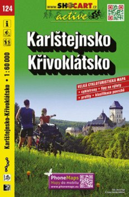 Cykloturistická mapa SHOCart - Karlštejnsko, Křivoklátsko 1:60 000