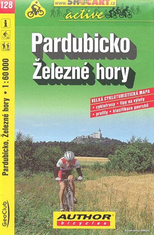 Pardubicko,  Železné hory 1:60 000