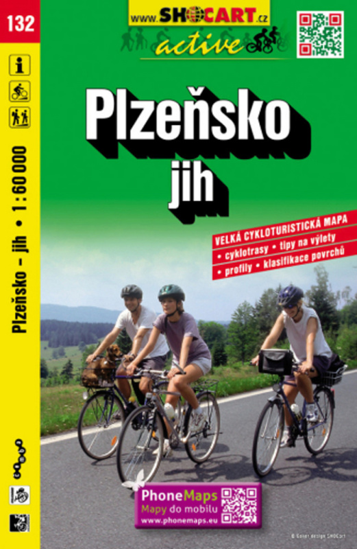 Plzensko jih 1:60T - cyklomapa