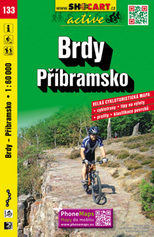 Brdy-Příbramsko 1:60T - cyklomapa