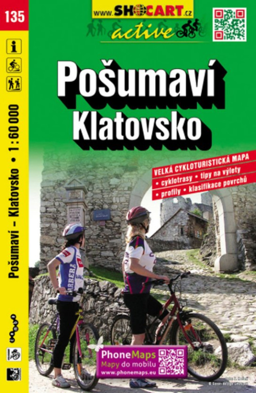 Pošumaví Klatovsko 1:60T - cyklomapa
