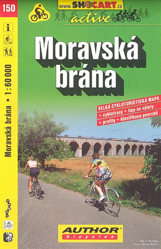Moravská brána 1:60 000 (Cykloturistická mapa SHOCart 150)