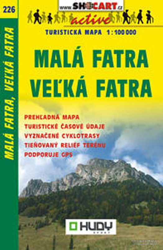 Malá Fatra, Veľká Fatra 1:100 000 (Turistická mapa 226)