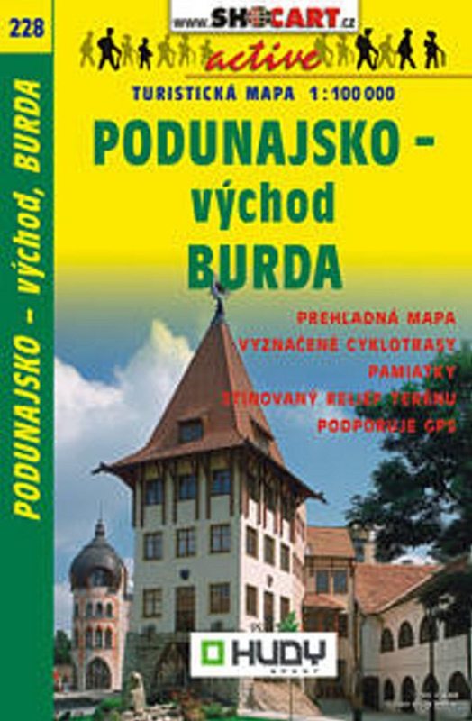 Podunajsko - východ, Burda 1:100 000 (Turistická mapa 228)