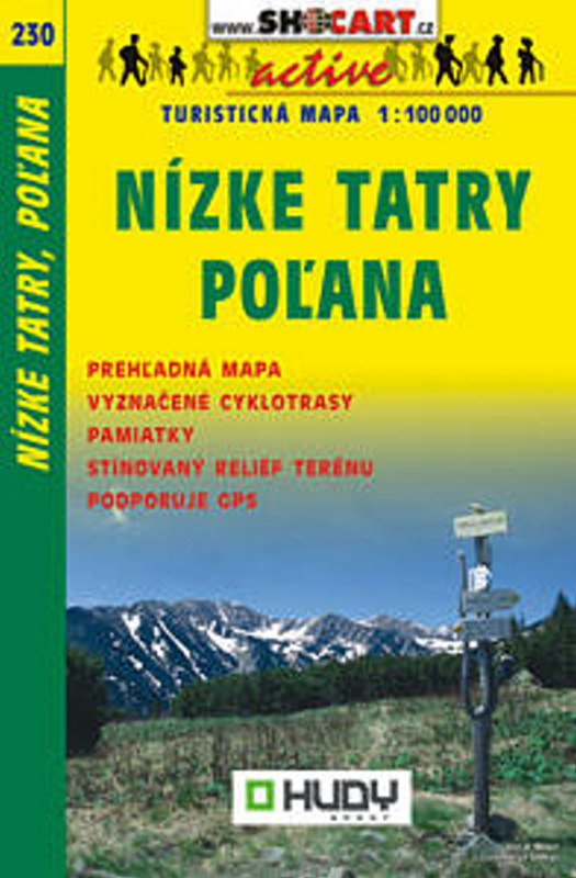 Nízke Tatry, Poľana 1:100 000 (Turistická mapa  230)