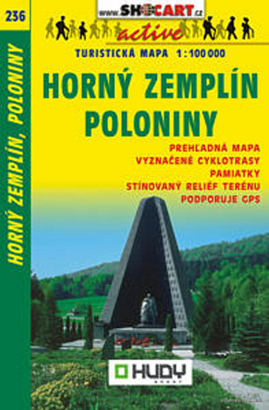 Horný Zemplín, Poloniny 1:100 000 (Turistická mapa 236)