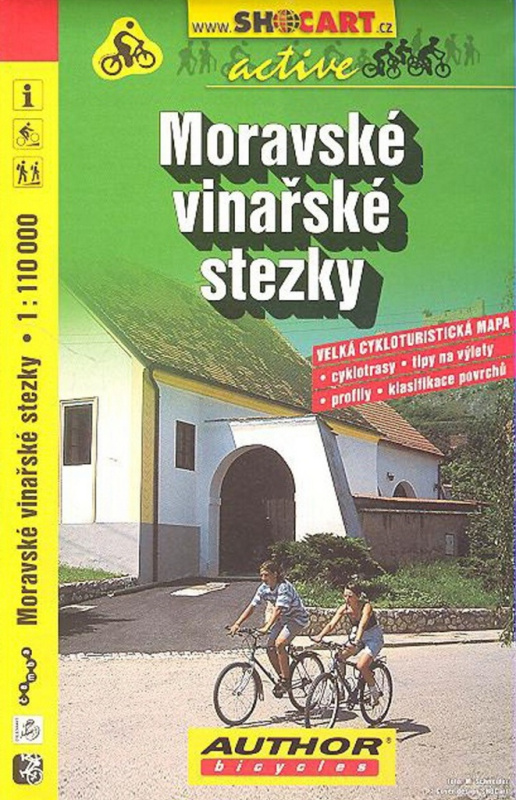 Moravské vinařské stezky 1:110 000 (Cykloturistická mapa)