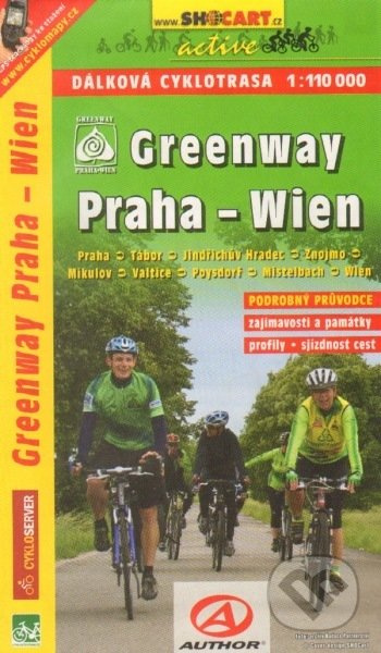 Greenway Praha - Wien 1:110 000 (Cykloprůvodce)