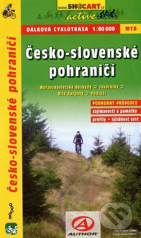 Česko - slovenské pohraničí 1:80 000 (Dálková cyklotrasa - Moravskoslezské Beskydy, Javorníky, Bíle Karpaty, Podluží)