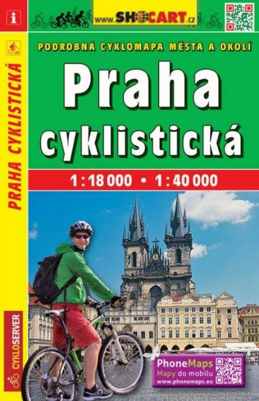 Cykloturistická mapa SHOCart - Praha 1:18 000