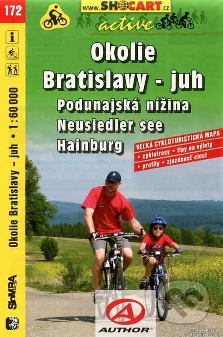 Okolie Bratislavy - juh 1:60 000 (Podunajská nížina, Neusiedler see, Hainburg - č.172)