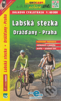 Labská stezka, Drážďany - Praha 1:60 000