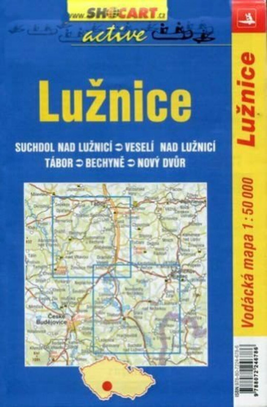 Lužnice/vodácká mapa 1:50T