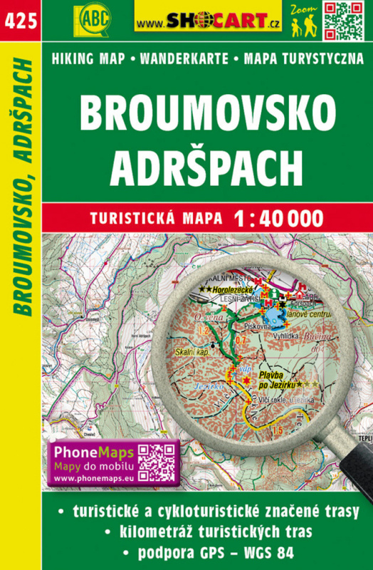 Broumovsko Adršpach 1:40 000 (SC 425)