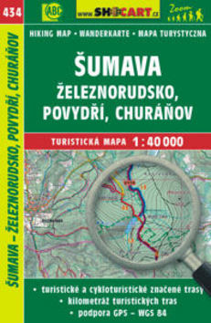 Šumava, Železnorudsko, Povydří, Churáňov 1:40 000 (Turistická mapa)