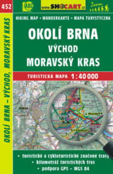 CKM Okolí Brna východ Moravský kras 452 1:40T