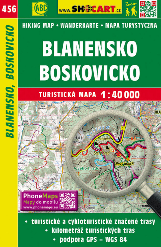 Blanensko, Boskovicko 1:40 000 (SC 456)