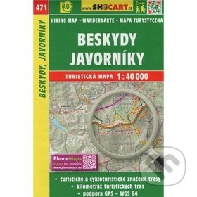Beskydy, Javorníky 1:40 000