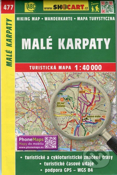 Malé Karpaty 1:40 000 (Turistická mapa  477)