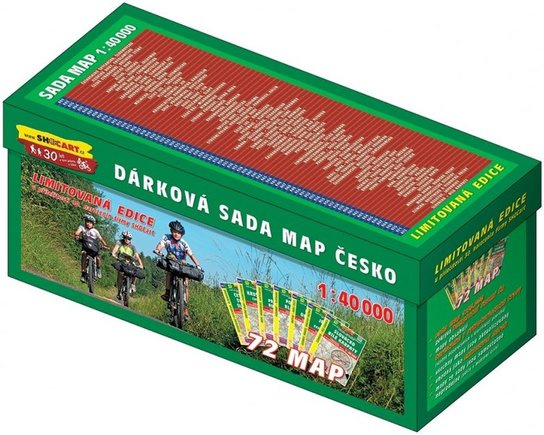 Dárková sada map - Česko 1:40 000