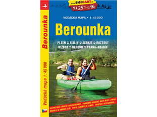 Berounka/vodácká mapa 1:45T