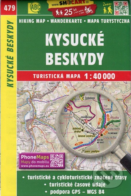 Kysucké Beskydy 1:40 000 (Turistická mapa 479)