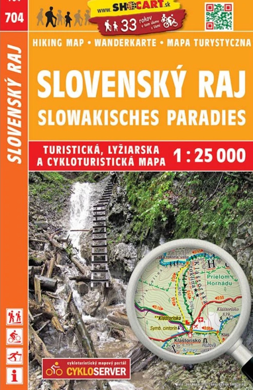 Slovenský raj 1:25 000 (Turistická mapa 704)