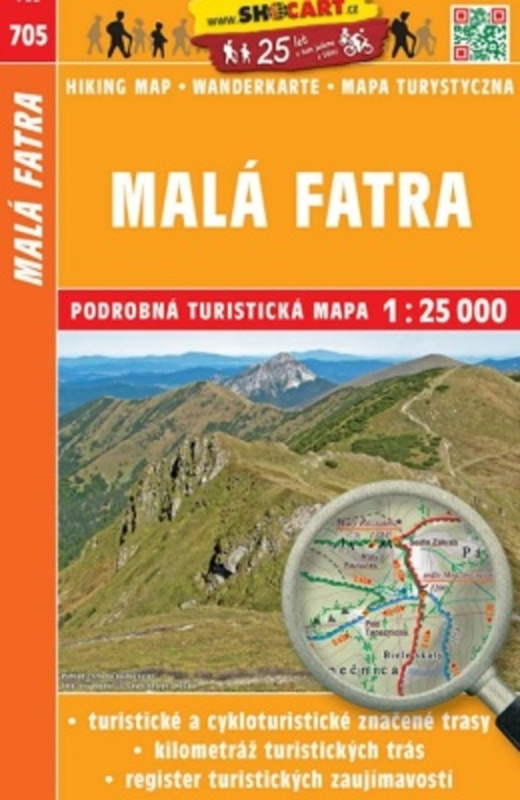 Malá Fatra 1:25 000 (Turistická mapa 705)