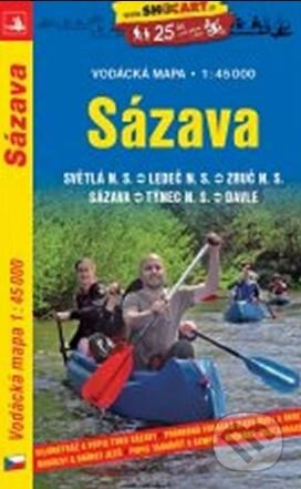 Sázava/vodácká mapa 1:50T