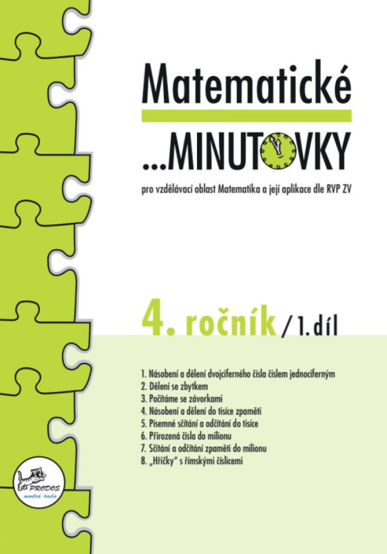 Matematické ...minutovky 4/1 PRODOS spol. s r. o